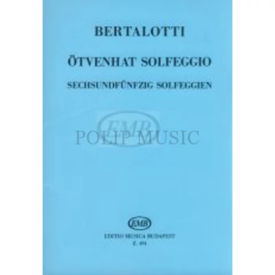 Forrai Miklós Bertalotti Ötvenhat solfeggio (Régi borítóval)