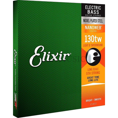 Elixir 15432 Electric Bass String with NanoWeb Coating Medium B 130-as basszusgitár húr