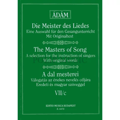 Ádám Jenő A DAL MESTEREI 7/c Brahms, Franz, Grieg, Csajkovszkij és Rimszkij-Korszakov dalai magas hangra