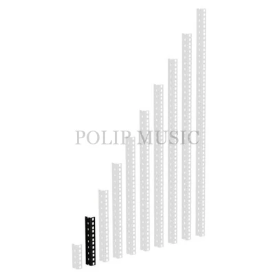 Adam Hall 61535 B 4 rack sín, 4U szimpla, kalitkás, 1/2U sűrűségű, acél