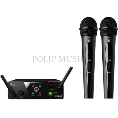 AKG WMS-40 mini2-vocal dupla vezetéknélküli mikrofon szett