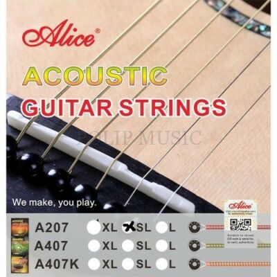 Alice A207-SL Super Light 11-52w akusztikus gitárhúr szett