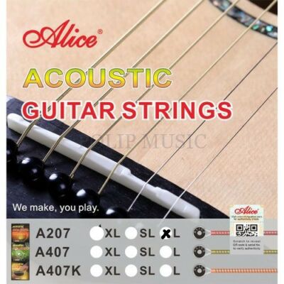 Alice A207-L 12-53w Light akusztikus gitárhúr szett
