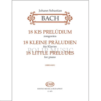 Bach, Johann Sebastian 18 kis prelúdium