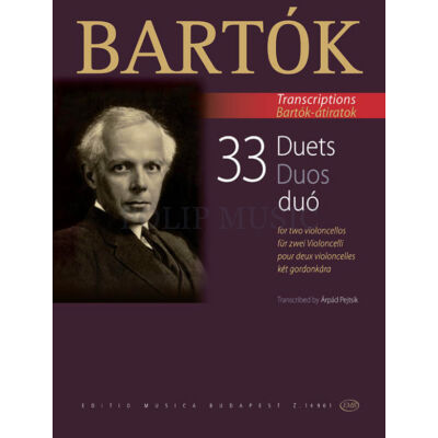 Bartók Béla 33 duó két gordonkára a 44 hegedűduó című sorozatból