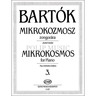 Bartók Béla Mikrokozmosz zongorára 3