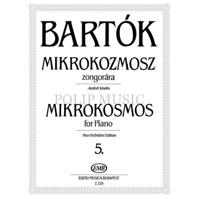 Bartók Béla Mikrokozmosz zongorára 5