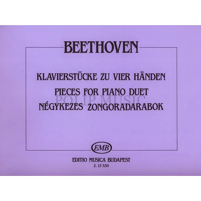 Beethoven, Ludwig van Négykezes zongoradarabok