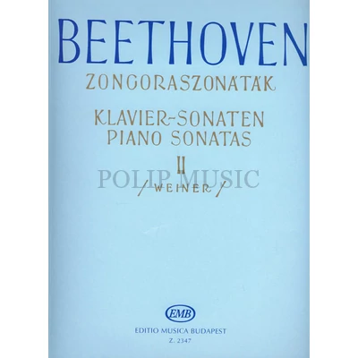 Weiner Leó Beethoven, Ludwig van Zongoraszonáták 2