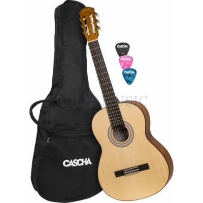 Cascha HH 2137 Student Series 4/4 klasszikus gitár szett