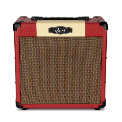 Cort Co-CM15R-DR 15W vörös gitárerősítő zengetővel 