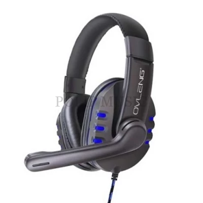 Ovleng X6 Gaming Headphone mikrofonos fejhallgató, hangerőszabályzóval