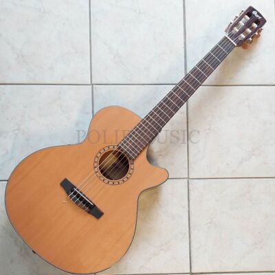 Cort CEC-5-NAT vékonyított SFX testü velencei cutaway 4/4 elektro klasszikus gitár (Használt cikk)