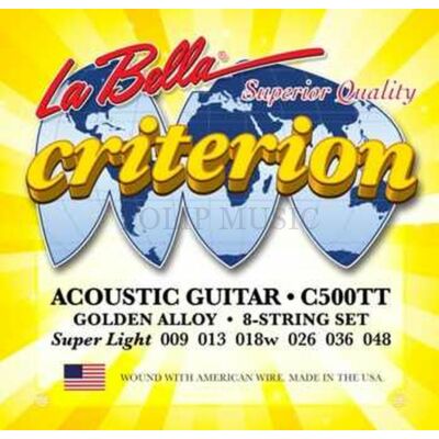 La Bella Criterion C500TT 009-048 Super-Light akusztikus gitárhúr szett