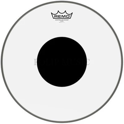 Remo CS-0314-10 Controlled Sound Clear (Black Dot) 14" Átlátszó dobbőr