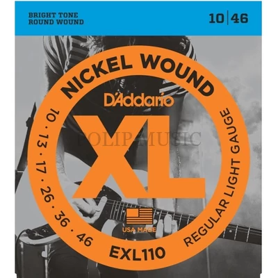 D’Addario EXL110 Regular Light 010-046 elektromos gitárhúr szett