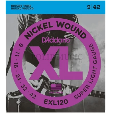 D’Addario EXL120 Super Light 009-042 elektromos gitárhúr szett