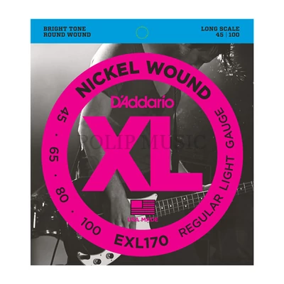 D'Addario EXL 170 Regular Light 045-100 basszusgitár húr szett