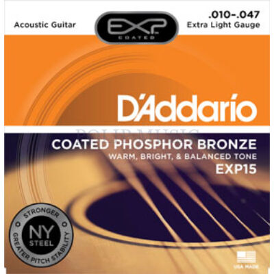 D’Addario EXP15 Extra Light 010-047 akusztikus húr