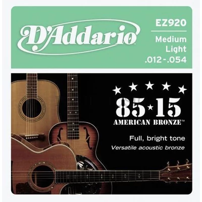 D’Addario EZ920 Medium Light 012-054 akusztikus húr szett