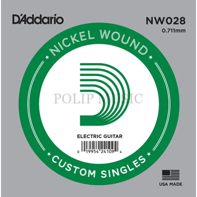 D'addario NW028 különálló elektromos gitárhúr