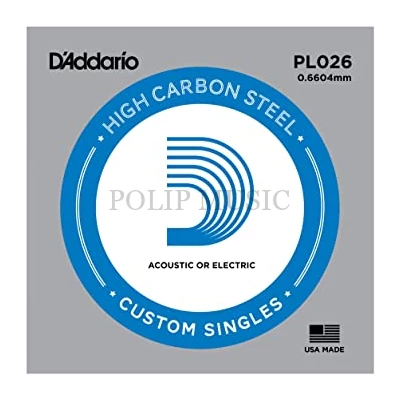 D'addario PL026 különálló elektromos - akusztikus gitárhúr