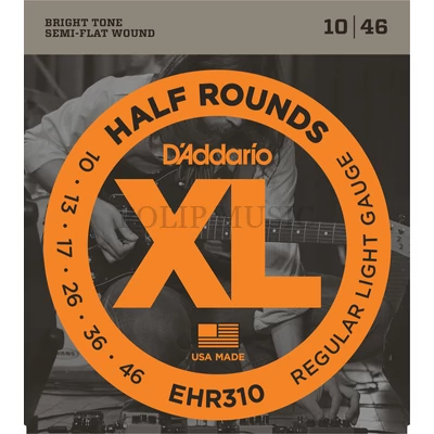 D'Addario EHR310 Super Light Half Rounds 010-046 elektromos gitárhúr szett