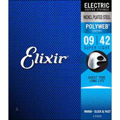 Elixir PolyWeb (12000) 9-42 Super Light elektromos húr szett