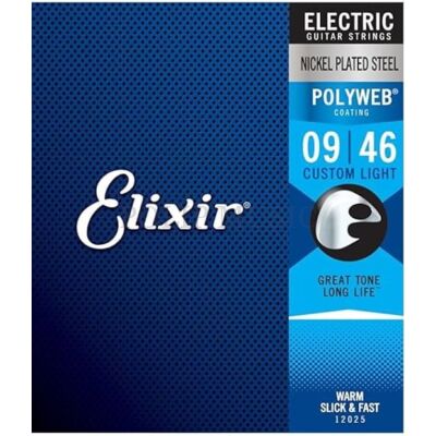 Elixir PolyWeb (12025) 9-46 Custom Light elektromos húr szett