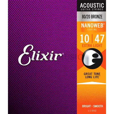 Elixir 11002 Extra Light 010-047 akusztikus gitárhúr szett