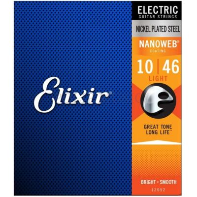 Elixir 12052 Nanoweb Light 010-046 elektromos gitárhúr szett