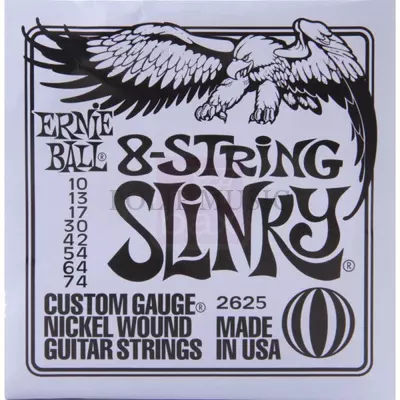 Ernie Ball 2625-8 Custom Light 010-074 elektromos gitárhúr szett