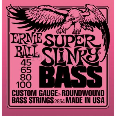 Ernie Ball 2834 Super Slinky 045-100 basszusgitár húr szett