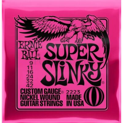 Ernie Ball 2223 Super Slinky Custom Light 009-042 elektromos gitárhúr