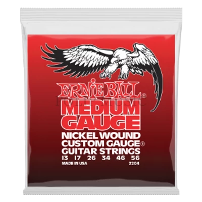 Ernie Ball 2204 Nickel Wound Medium 013-056 elektromos gitárhúr szett