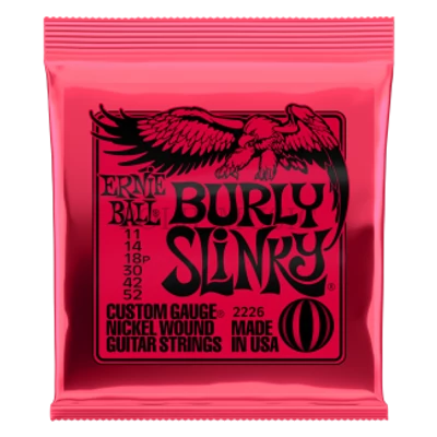 Ernie Ball 2226 Nickel Wound Burly Slinky 011-052 elektromos gitárhúr szett