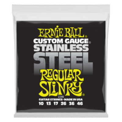 Ernie Ball 2246 Stainless Steel regular Slinky 010-046 elektromos gitárhúr szett