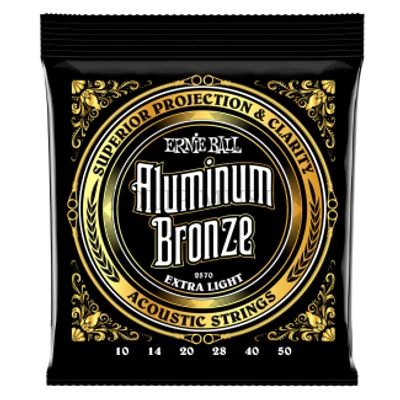 Ernie Ball 2570 Aluminium Bronze Extra Light 010-050 akusztikus gitárhúr szett