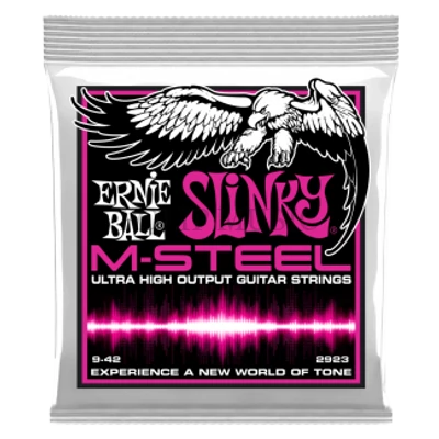 Ernie Ball 2923 M-Steel Super Slinky 009-042 elektromos gitárhúr szett