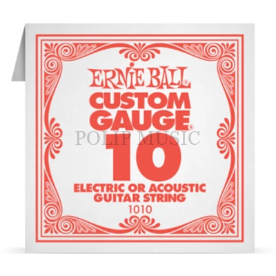 Ernie Ball Plain Steel 010 különálló elektromos - akusztikus gitárhúr