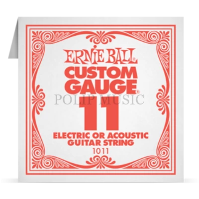 Ernie Ball Plain Steel 011 különálló elektromos - akusztikus gitárhúr