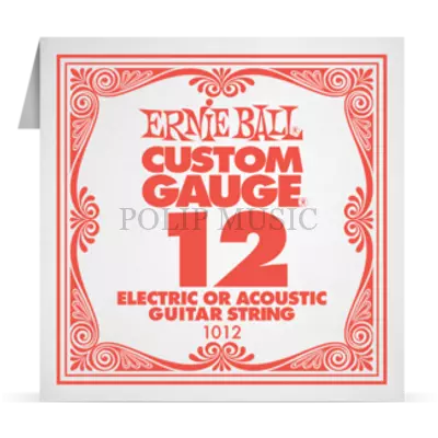 Ernie Ball Plain Steel 012 különálló elektromos - akusztikus gitárhúr
