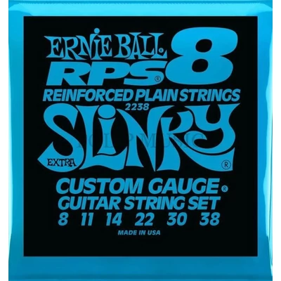 Ernie Ball 2238 RPS-8 Slinky Custom Light 008-038 elektromos gitárhúr szett