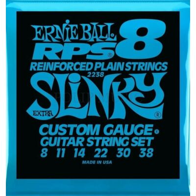 Ernie Ball 2238 RPS-8 Slinky Custom Light 008-038 elektromos gitárhúr