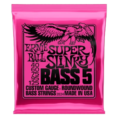 Ernie Ball 2824 Super Slinky 040-125 basszusgitár húr szett