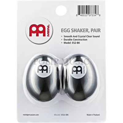 Meinl ES2-BK ütőhangszer Tojás Shaker pár