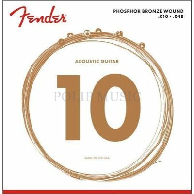 Fender 60 Phosphor Bronze XL Extra Light 010-048 akusztikus húr