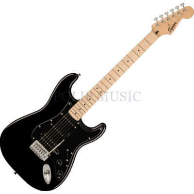 Fender Squier Sonic Stratocaster HSS MN Black elektromos gitár