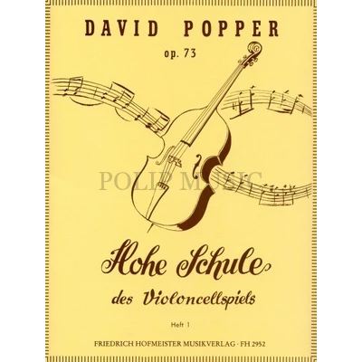 Popper David Hohe Schule 1 des Violoncellspiels Op.73