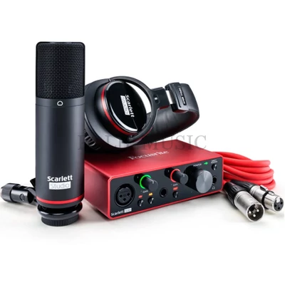 Focusrite Scarlett Solo Studio 3rd Gen USB hangkártya szett